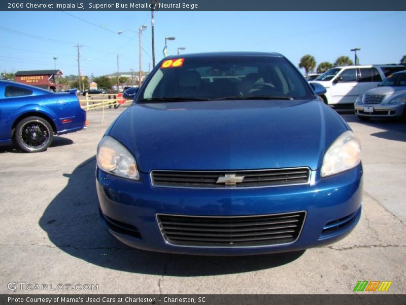 Superior Blue Metallic / Neutral Beige 2006 Chevrolet Impala LS