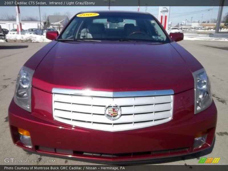 Infrared / Light Gray/Ebony 2007 Cadillac CTS Sedan