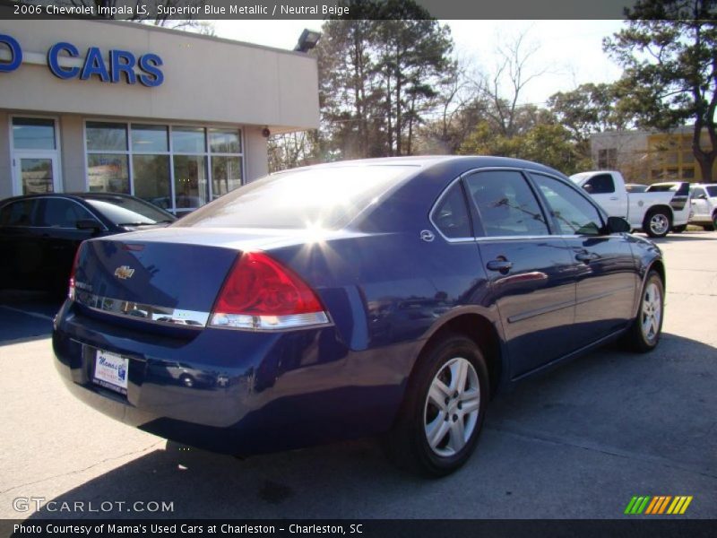 Superior Blue Metallic / Neutral Beige 2006 Chevrolet Impala LS