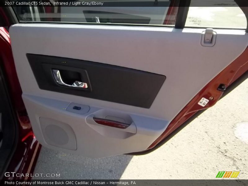 Infrared / Light Gray/Ebony 2007 Cadillac CTS Sedan