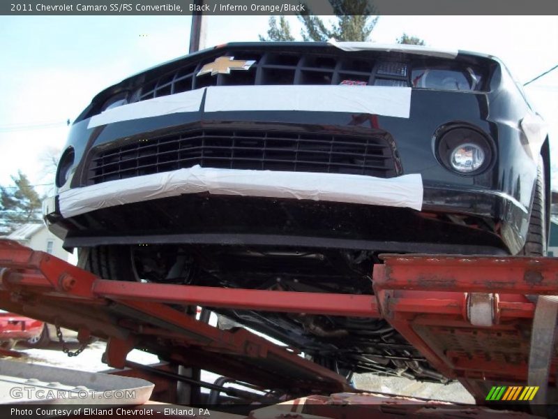Black / Inferno Orange/Black 2011 Chevrolet Camaro SS/RS Convertible