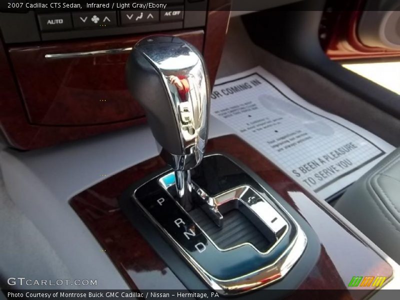 Infrared / Light Gray/Ebony 2007 Cadillac CTS Sedan