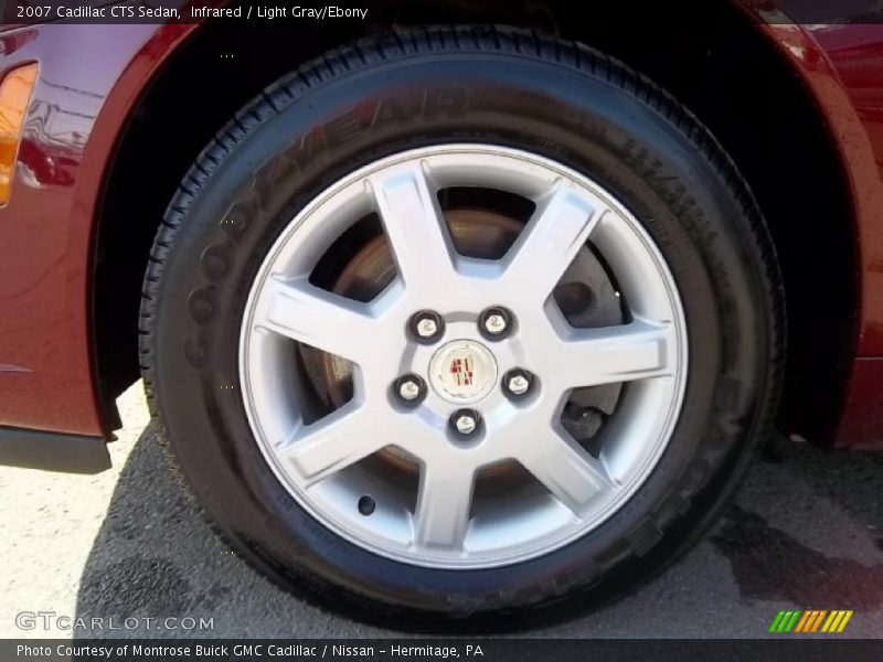 Infrared / Light Gray/Ebony 2007 Cadillac CTS Sedan