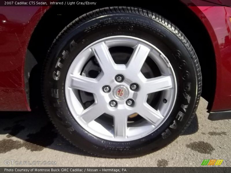 Infrared / Light Gray/Ebony 2007 Cadillac CTS Sedan