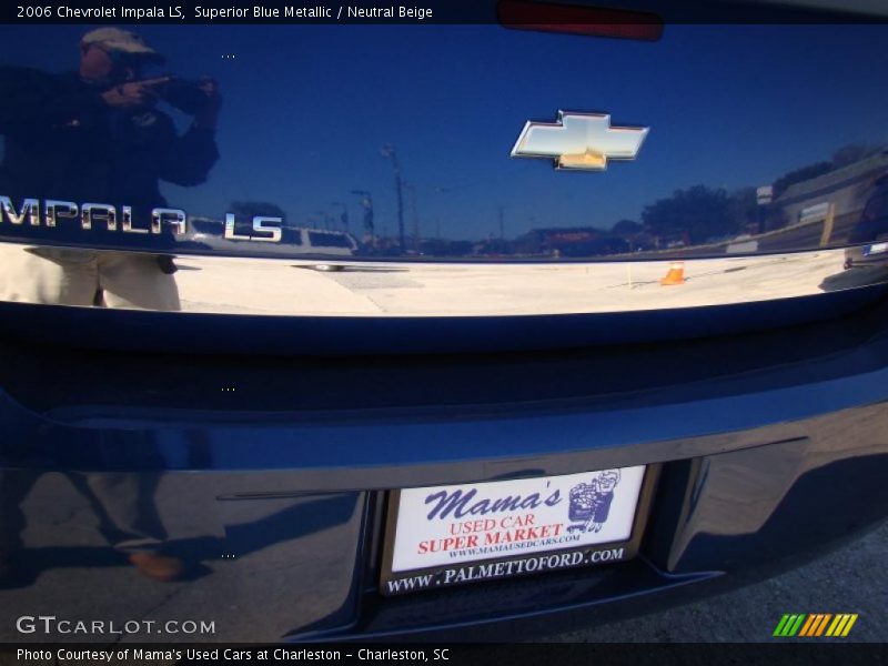 Superior Blue Metallic / Neutral Beige 2006 Chevrolet Impala LS