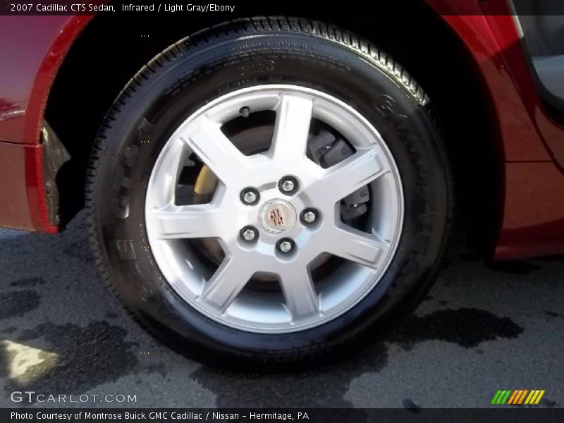 Infrared / Light Gray/Ebony 2007 Cadillac CTS Sedan