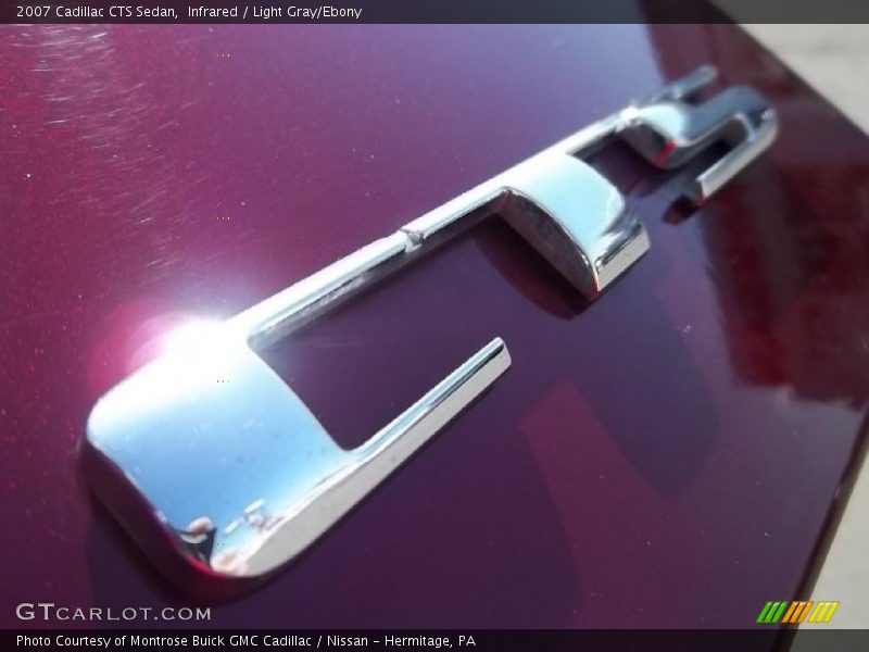 Infrared / Light Gray/Ebony 2007 Cadillac CTS Sedan
