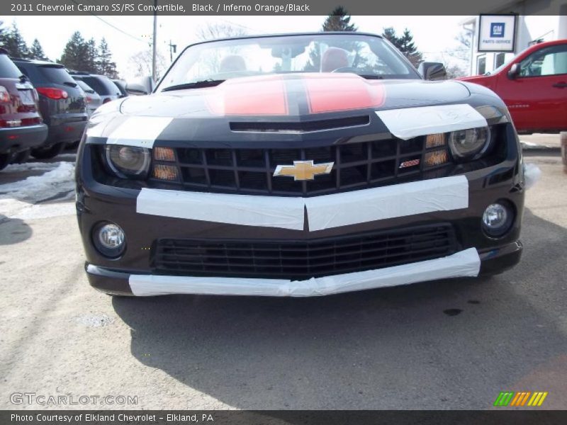 Black / Inferno Orange/Black 2011 Chevrolet Camaro SS/RS Convertible