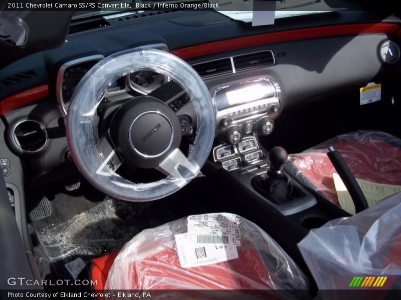 Dashboard of 2011 Camaro SS/RS Convertible