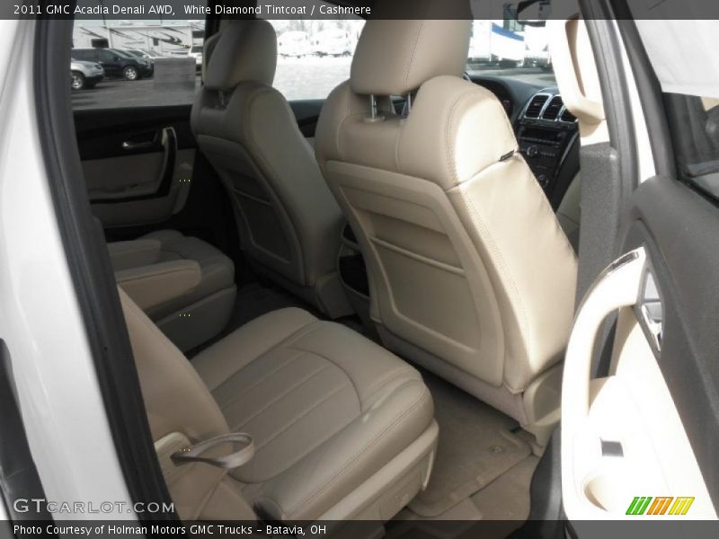 White Diamond Tintcoat / Cashmere 2011 GMC Acadia Denali AWD