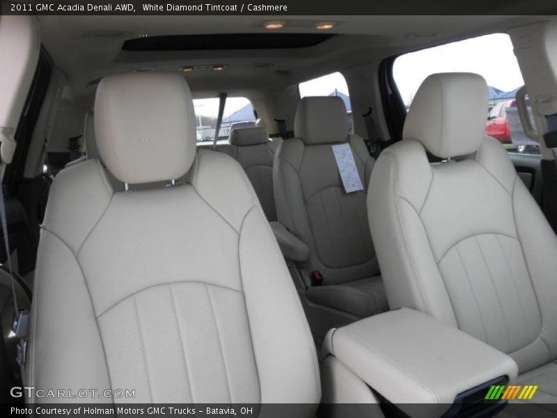 White Diamond Tintcoat / Cashmere 2011 GMC Acadia Denali AWD