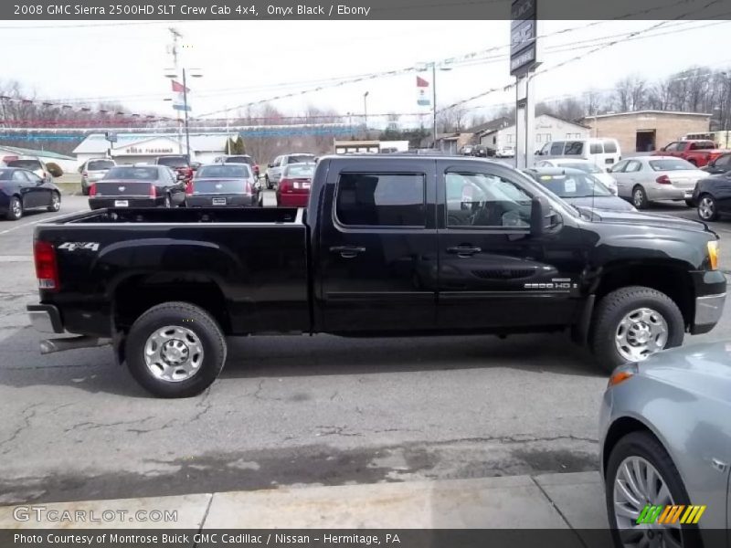 Onyx Black / Ebony 2008 GMC Sierra 2500HD SLT Crew Cab 4x4