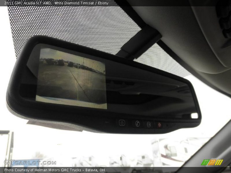White Diamond Tintcoat / Ebony 2011 GMC Acadia SLT AWD