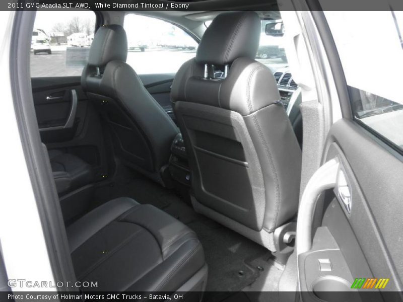 White Diamond Tintcoat / Ebony 2011 GMC Acadia SLT AWD