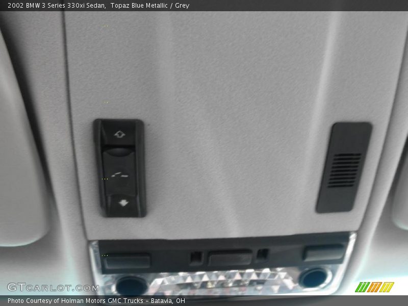 Topaz Blue Metallic / Grey 2002 BMW 3 Series 330xi Sedan