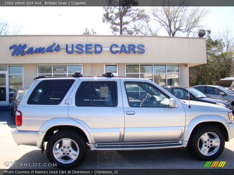 Brilliant Silver / Graphite 2003 Infiniti QX4 4x4