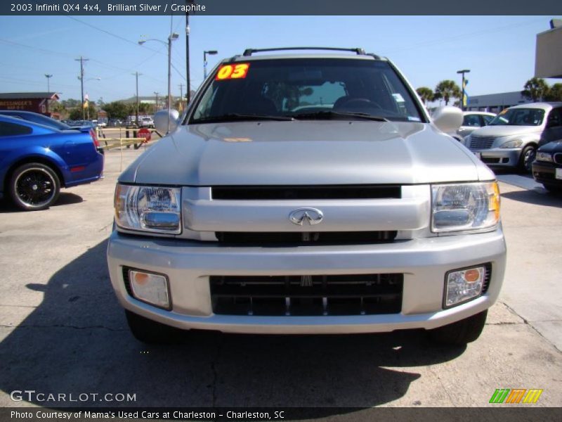 Brilliant Silver / Graphite 2003 Infiniti QX4 4x4