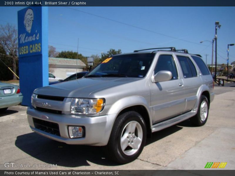 Brilliant Silver / Graphite 2003 Infiniti QX4 4x4