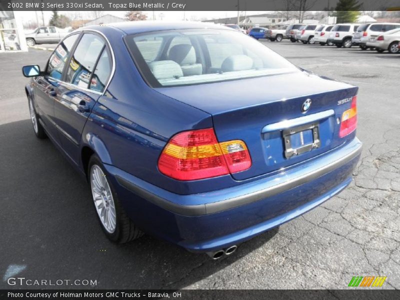  2002 3 Series 330xi Sedan Topaz Blue Metallic