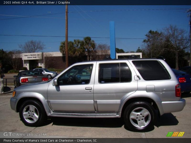 Brilliant Silver / Graphite 2003 Infiniti QX4 4x4