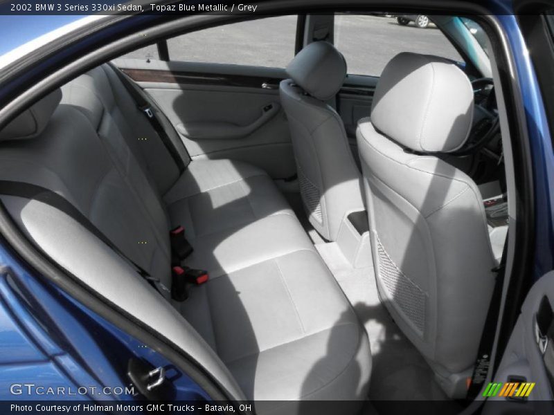 Topaz Blue Metallic / Grey 2002 BMW 3 Series 330xi Sedan
