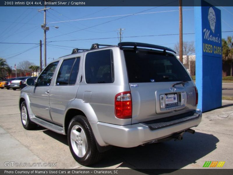 Brilliant Silver / Graphite 2003 Infiniti QX4 4x4