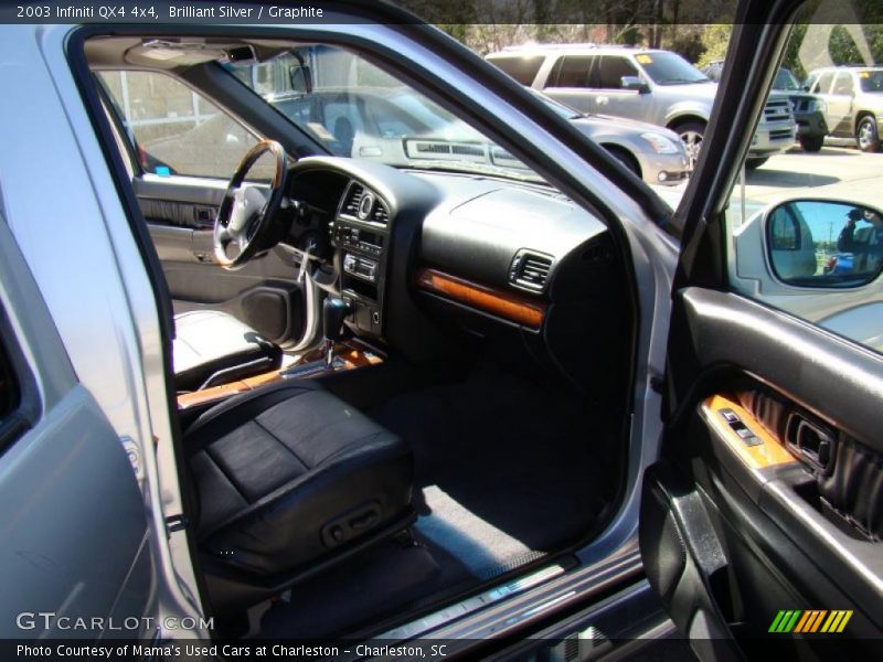 Brilliant Silver / Graphite 2003 Infiniti QX4 4x4
