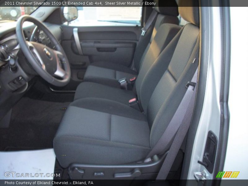  2011 Silverado 1500 LT Extended Cab 4x4 Ebony Interior