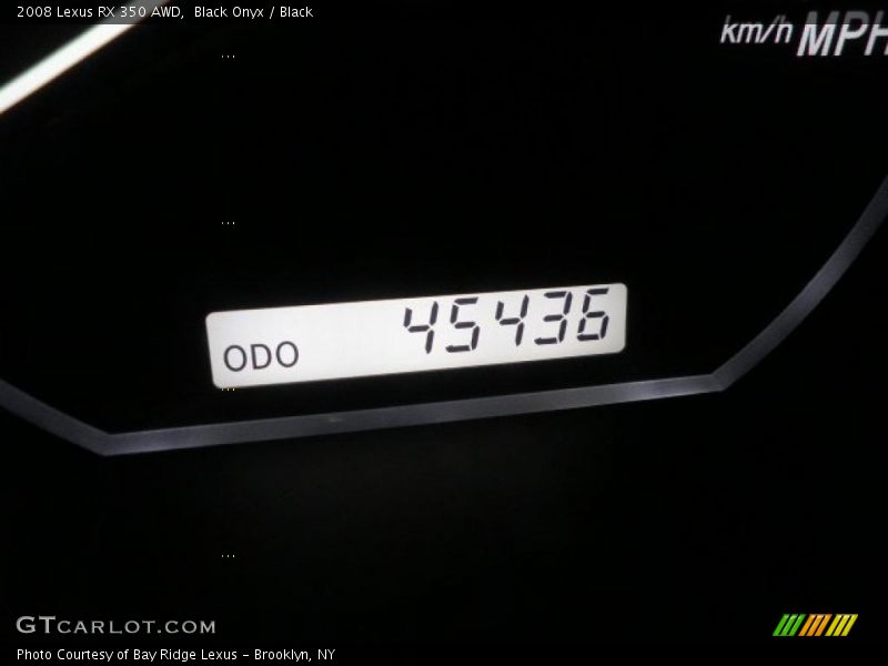 Black Onyx / Black 2008 Lexus RX 350 AWD