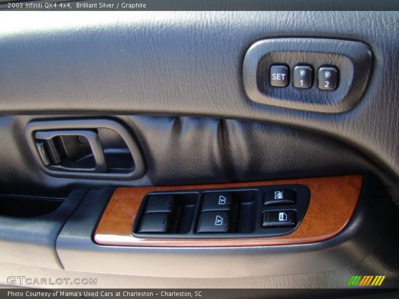 Brilliant Silver / Graphite 2003 Infiniti QX4 4x4