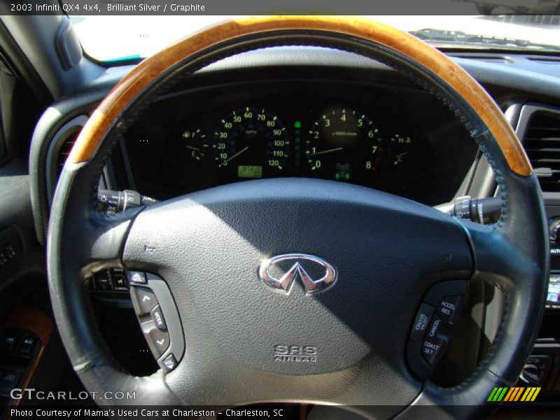 Brilliant Silver / Graphite 2003 Infiniti QX4 4x4