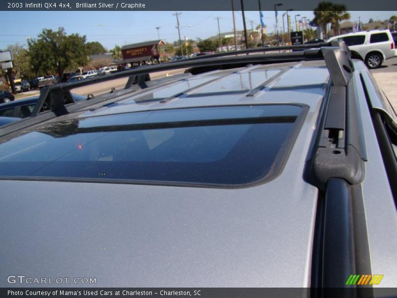 Brilliant Silver / Graphite 2003 Infiniti QX4 4x4