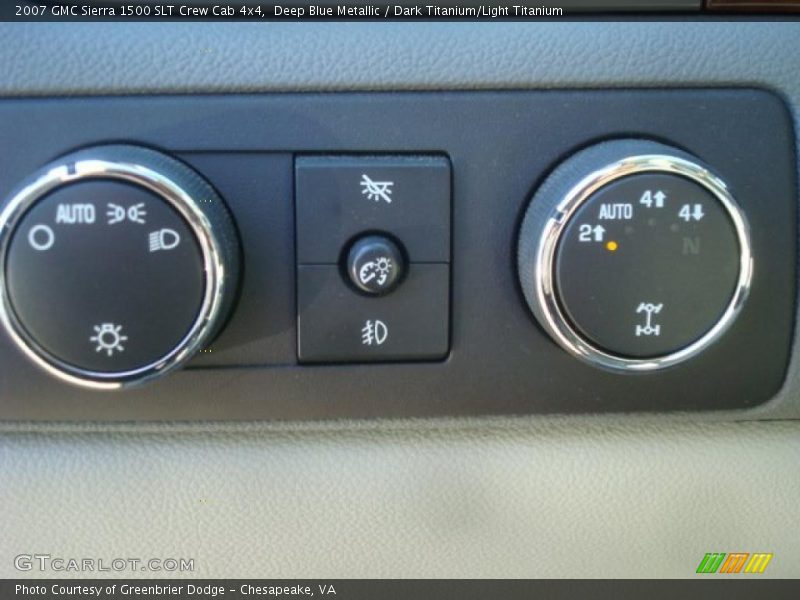 Controls of 2007 Sierra 1500 SLT Crew Cab 4x4