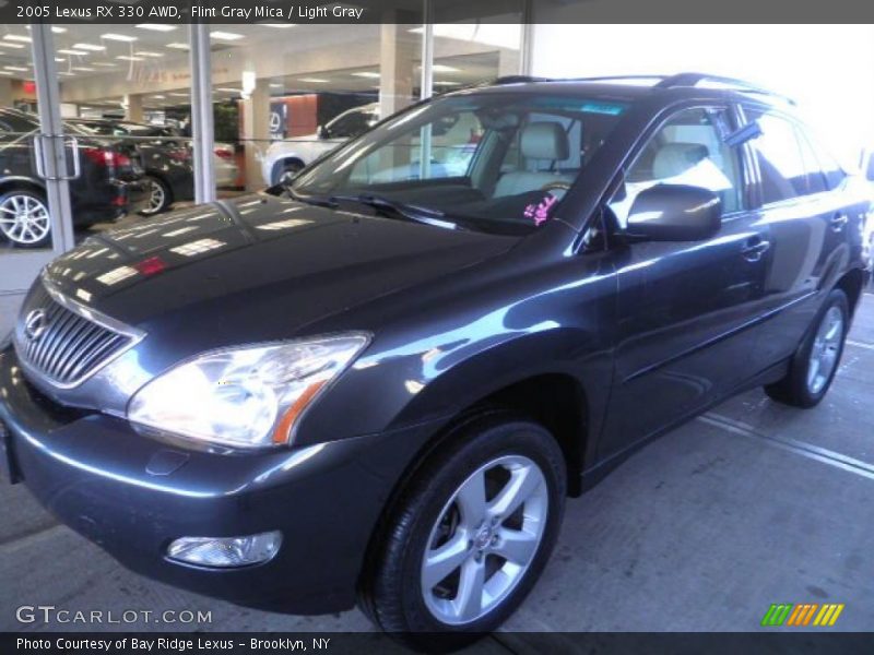 Flint Gray Mica / Light Gray 2005 Lexus RX 330 AWD