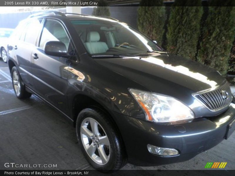 Flint Gray Mica / Light Gray 2005 Lexus RX 330 AWD