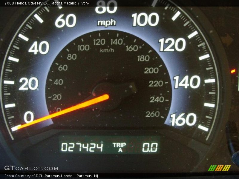 Mocha Metallic / Ivory 2008 Honda Odyssey EX
