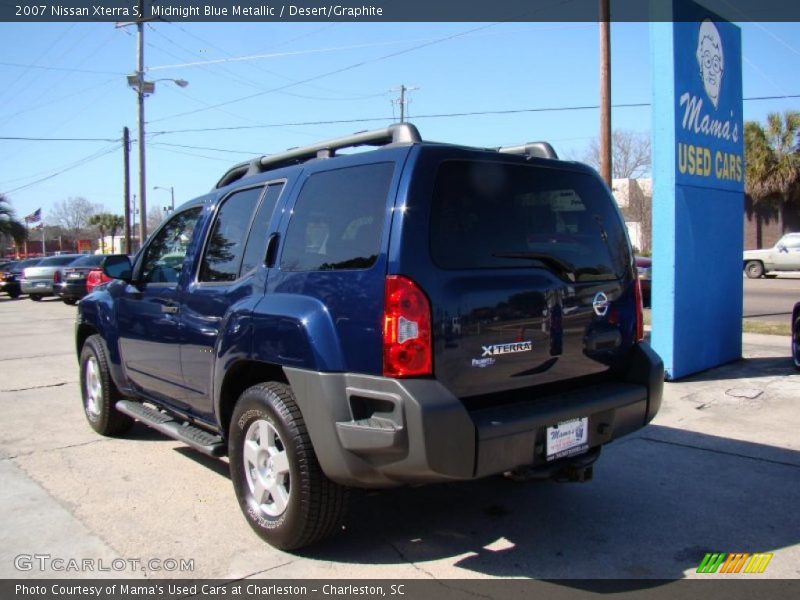 Midnight Blue Metallic / Desert/Graphite 2007 Nissan Xterra S