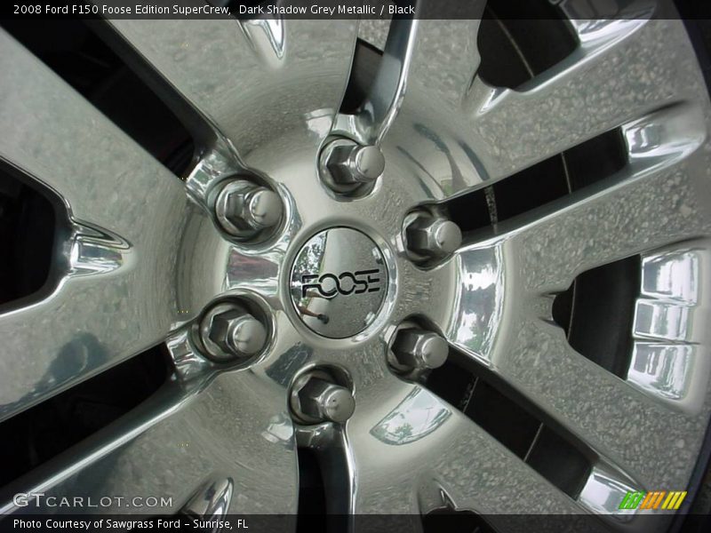 Dark Shadow Grey Metallic / Black 2008 Ford F150 Foose Edition SuperCrew