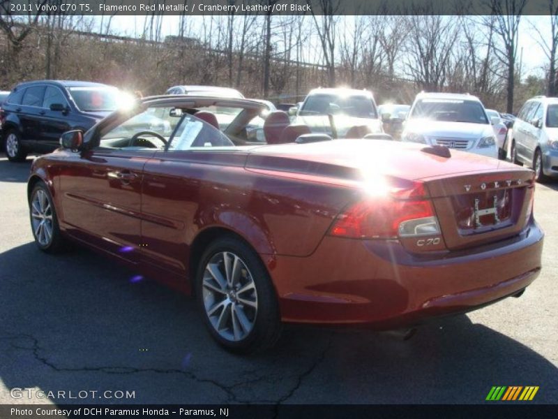Flamenco Red Metallic / Cranberry Leather/Off Black 2011 Volvo C70 T5