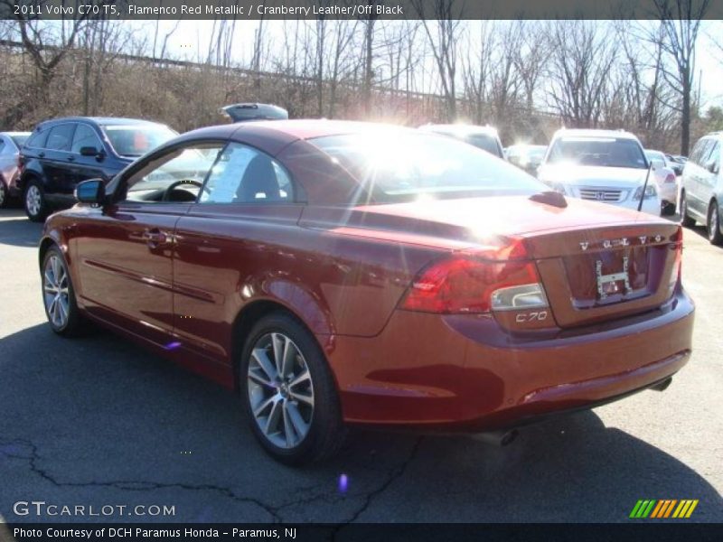 Flamenco Red Metallic / Cranberry Leather/Off Black 2011 Volvo C70 T5