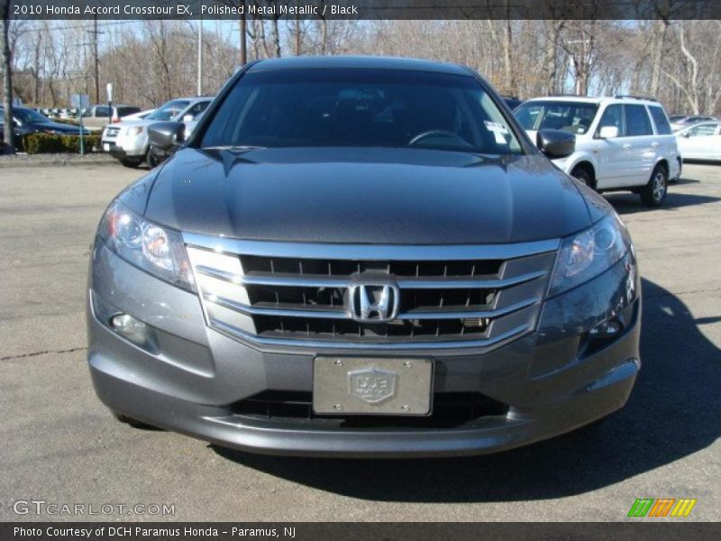 Polished Metal Metallic / Black 2010 Honda Accord Crosstour EX