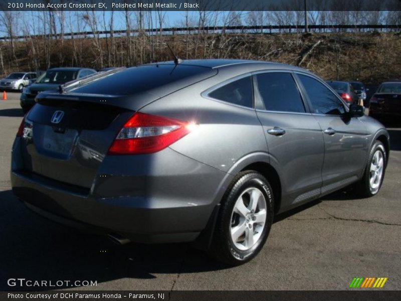 Polished Metal Metallic / Black 2010 Honda Accord Crosstour EX