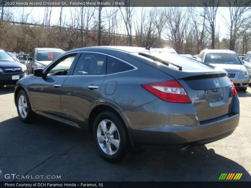 Polished Metal Metallic / Black 2010 Honda Accord Crosstour EX