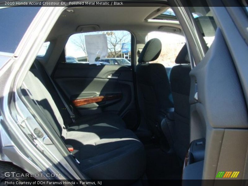 Polished Metal Metallic / Black 2010 Honda Accord Crosstour EX