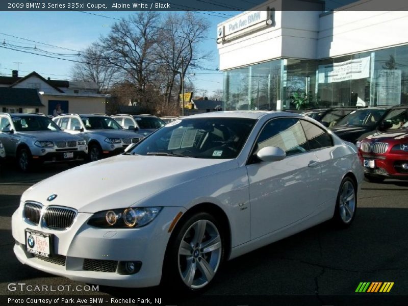 Alpine White / Black 2009 BMW 3 Series 335xi Coupe