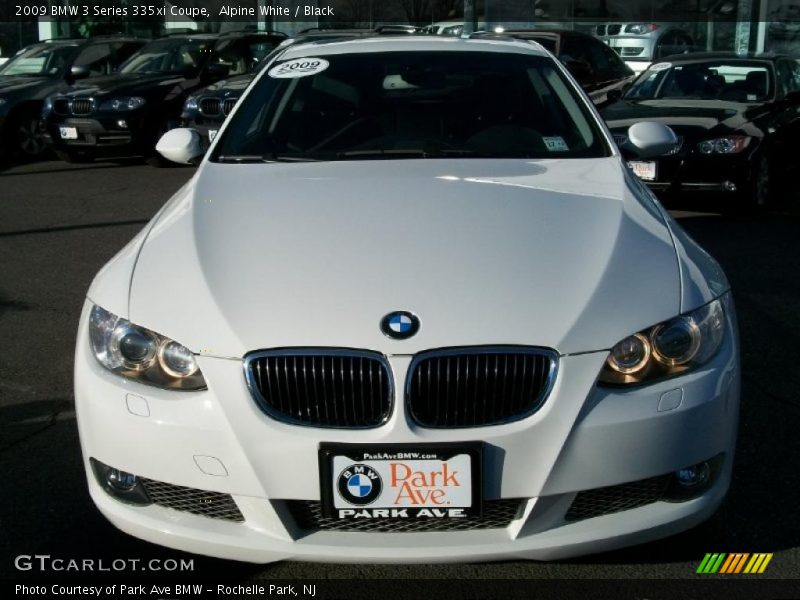 Alpine White / Black 2009 BMW 3 Series 335xi Coupe