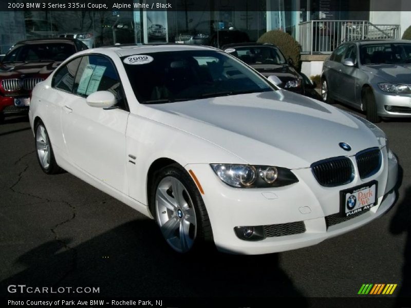 Alpine White / Black 2009 BMW 3 Series 335xi Coupe