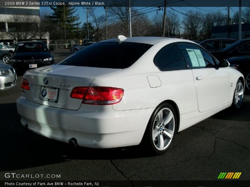 Alpine White / Black 2009 BMW 3 Series 335xi Coupe