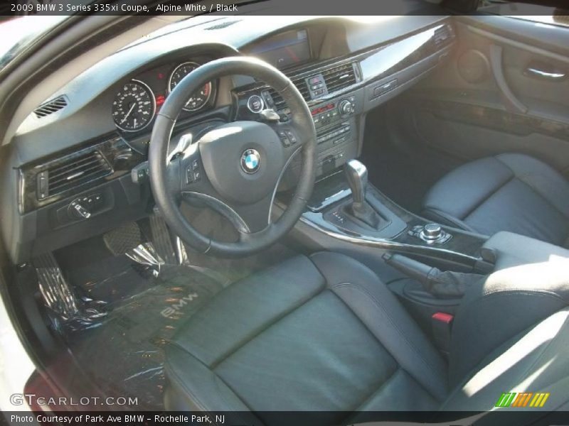 Black Interior - 2009 3 Series 335xi Coupe 