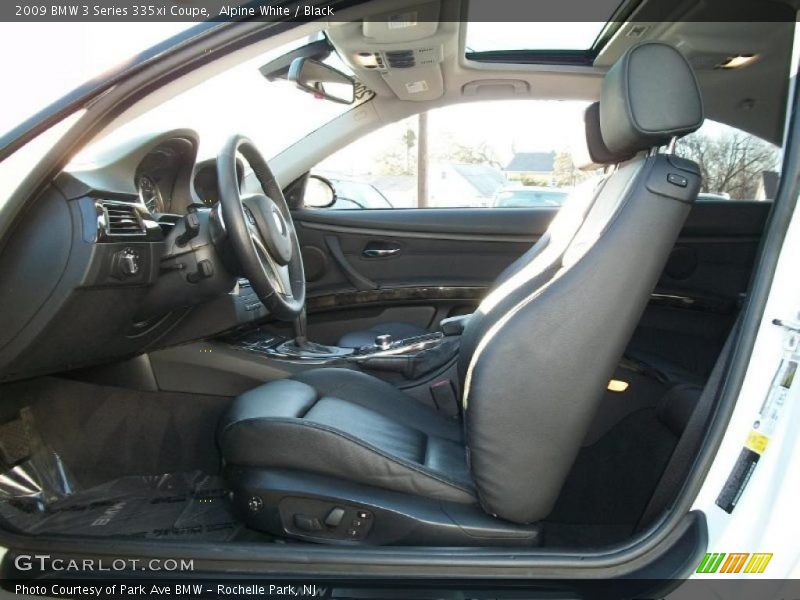  2009 3 Series 335xi Coupe Black Interior